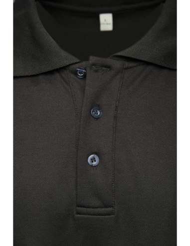 ECO RIVAL KOSZULKA POLO CZARNY/ŻÓŁTY - SEVEN KINGS