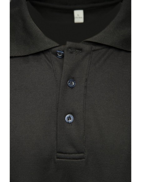 ECO RIVAL KOSZULKA POLO CZARNY/ŻÓŁTY - SEVEN KINGS