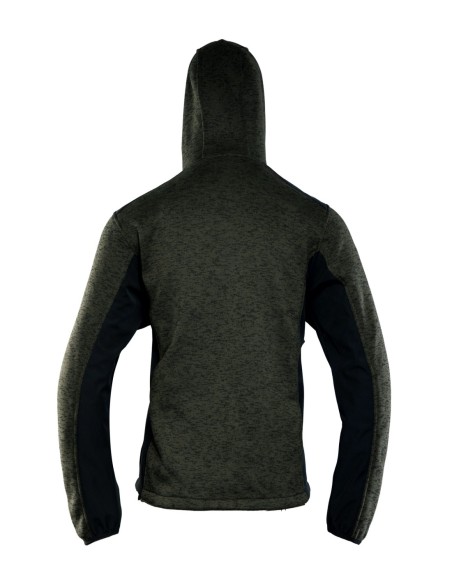 Bluza dresowa rozpinana z kapturem elastyczna Seven Kings KHAKI