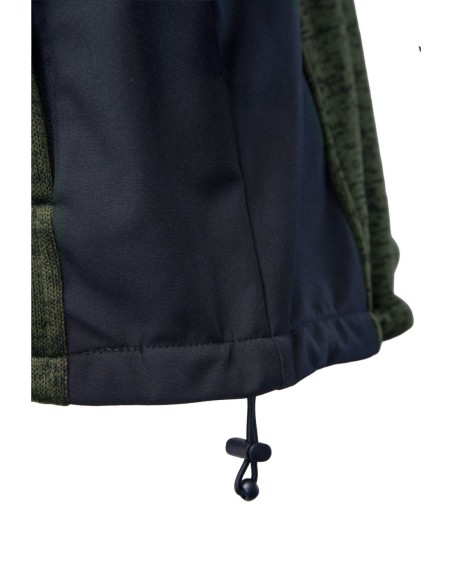 Bluza dresowa rozpinana z kapturem elastyczna Seven Kings KHAKI
