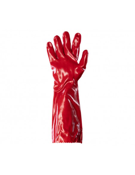Rękawice robocze Poly Red - długie 45 cm