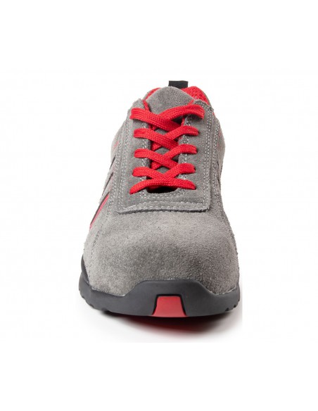 Buty robocze półbut MXP FUSION stalowo/czerwone S1 SRA