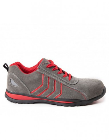 Buty robocze półbut MXP FUSION stalowo/czerwone...