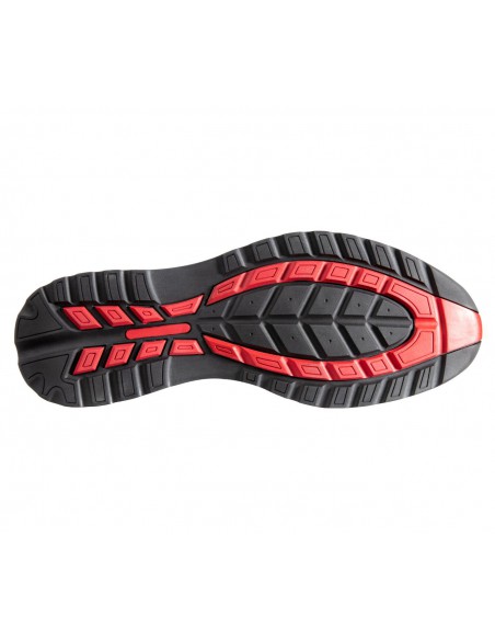 Buty robocze półbut MXP FUSION stalowo/czerwone S1 SRA