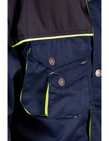 Bluza robocza Brixton Practical granatowo/żółta