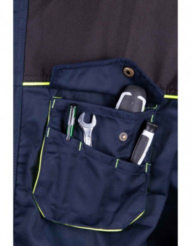 Bluza robocza Brixton Practical granatowo/żółta