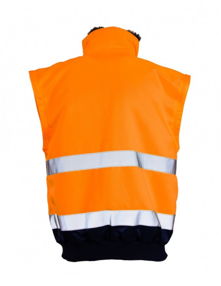 Kurtka robocza odblaskowa Benefit HI VI Bomber 3w1 wstawka