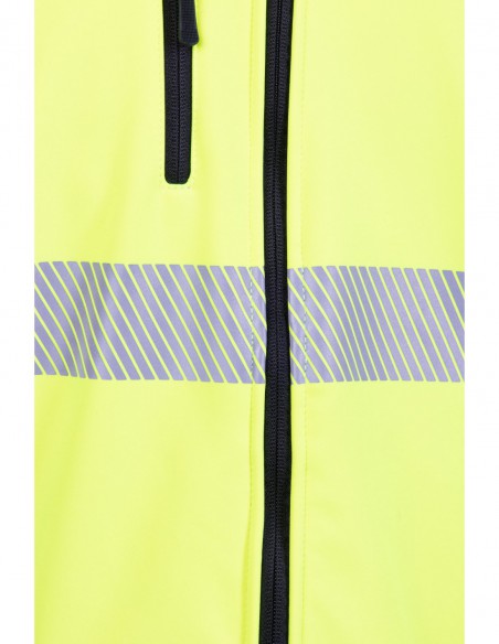 Softshell odblaskowy kurtka ostrzegawcza Brixton Flash