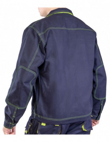 Bluza robocza Brixton Spark granatowo/żółta