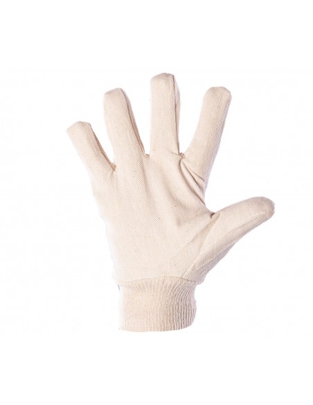Rękawice robocze drelichowe białe