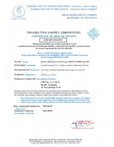 Kalosze GRENLANDER 863