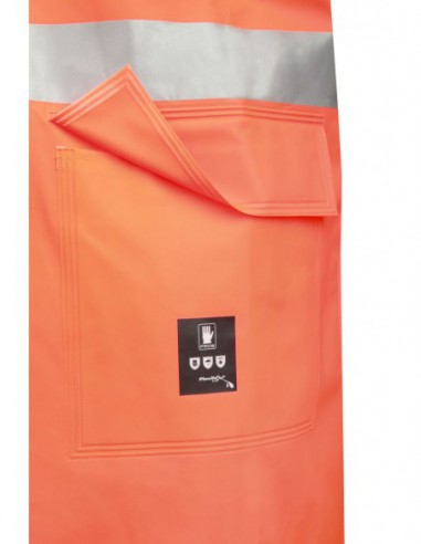 Wasserdichte Warnschutzjacke 3/4 1101
