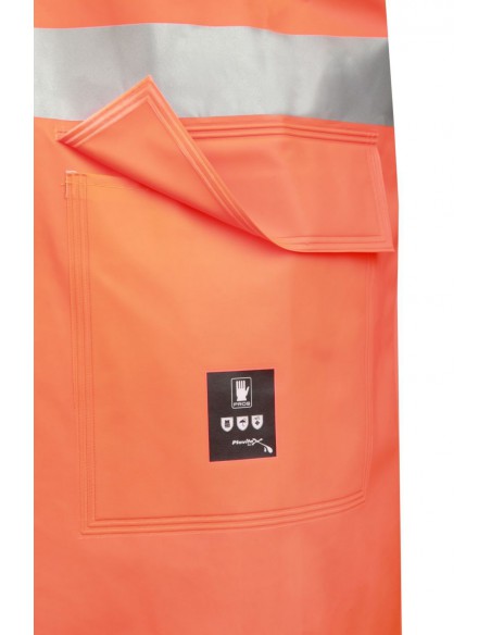 Wasserdichte Warnschutzjacke 3/4 1101