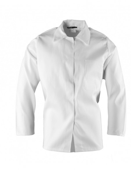 Bluza gastronomiczna Brixton White rozpinana damska HACCP
