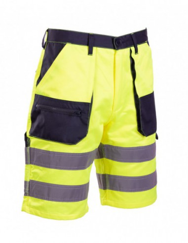 Reflektierende, gut sichtbare Arbeitsshorts...