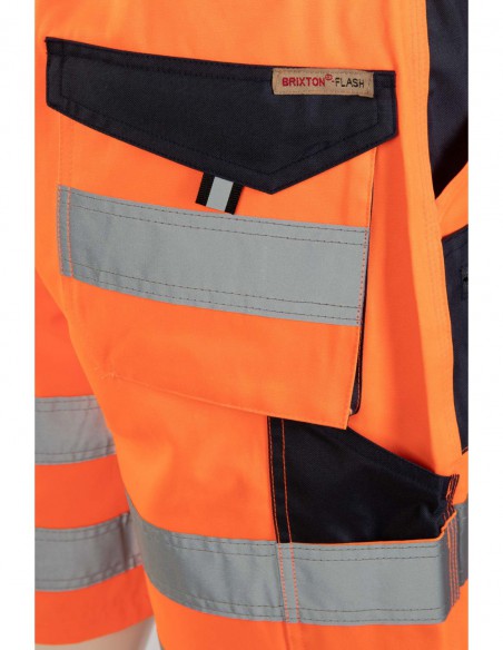 Reflektierende, gut sichtbare Arbeitsshorts Brixton Flash