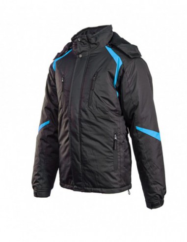 Herren-Winterjacke Benefit Nero