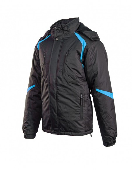 Herren-Winterjacke Benefit Nero