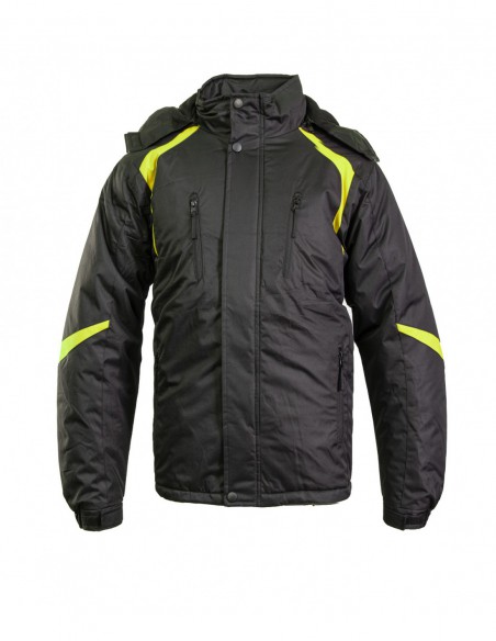 Herren-Winterjacke Benefit Nero