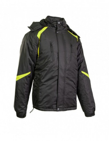 Herren-Winterjacke Benefit Nero