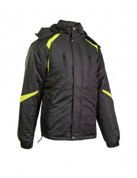 Herren-Winterjacke Benefit Nero