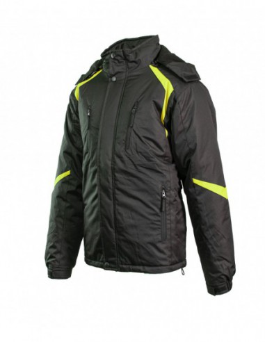 Herren-Winterjacke Benefit Nero