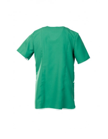 Schürze mit Reißverschluss befestigt