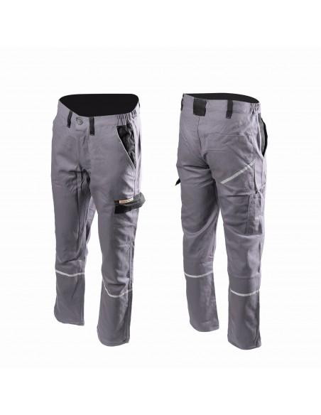 Spodnie robocze monterskie do pasa bawełna 100% Brixton Natur