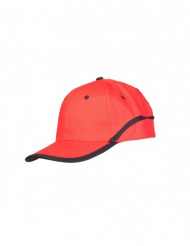 Baseballmütze - rot-schwarz