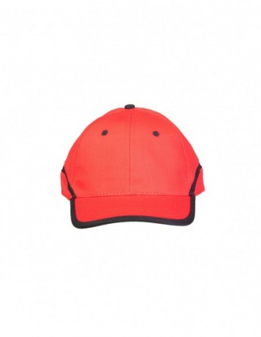 Baseballmütze - rot-schwarz