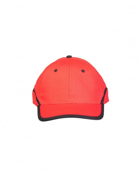 Baseballmütze - rot-schwarz