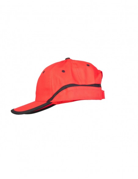 Baseballmütze - rot-schwarz