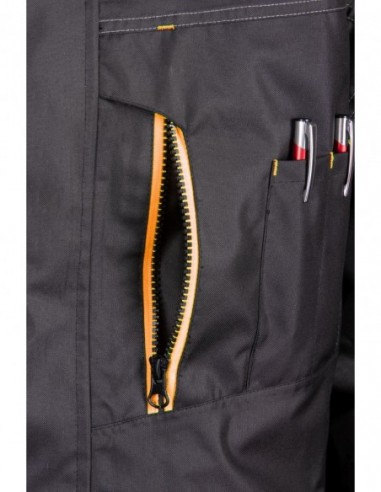 Zimowa gruba kurtka robocza odblaskowa -...