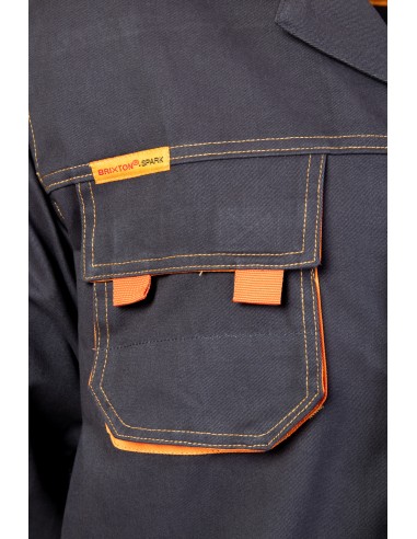 Arbeitsjacke Brixton Spark dunkelgrau