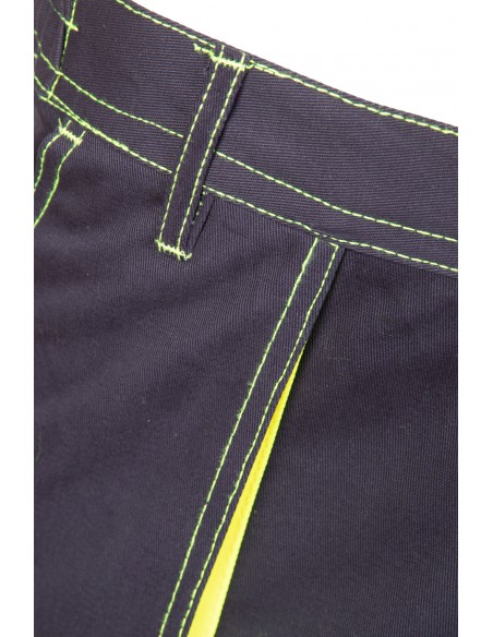 Spodnie robocze funkcjonalne Brixton Spark Granat/Żółty