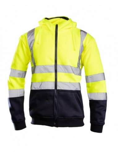 Bluza ostrzegawcza oblaskowa z kapturem Brixton...