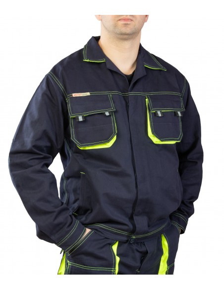 Bluza robocza Brixton Spark granatowo/żółta