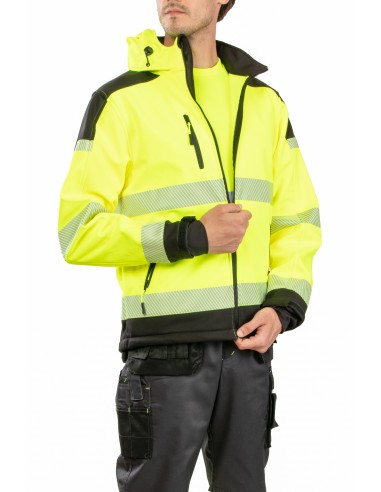 Softshell odblaskowy kurtka ostrzegawcza...