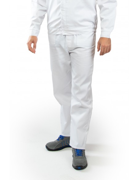 Spodnie robocze monterskie Max-Popular biel