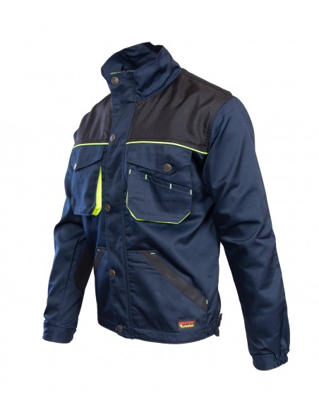 Bluza robocza Brixton Practical granatowo/żółta