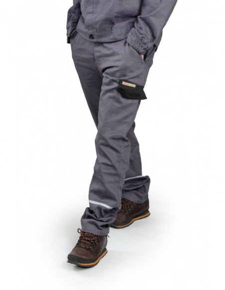 Spodnie robocze monterskie do pasa bawełna 100% Brixton Natur