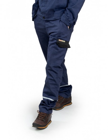 Spodnie robocze monterskie do pasa bawełna 100% Brixton Natur