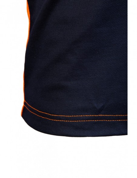 Koszulka odblaskowa longsleeve POMARAŃCZ/GRANAT - BRIXTON FLASH