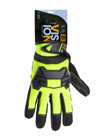 Rękawice robocze skóra syntetyczna HI-VI VISION...