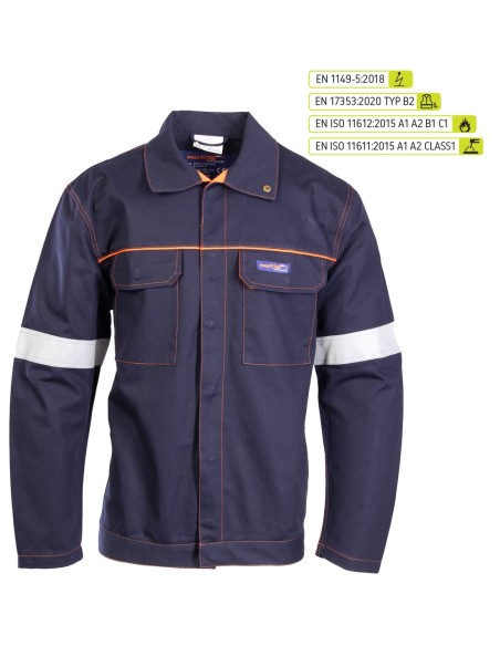 BLUZA ODBLASK KAT.II - PROFFLAM ANTISTATIC