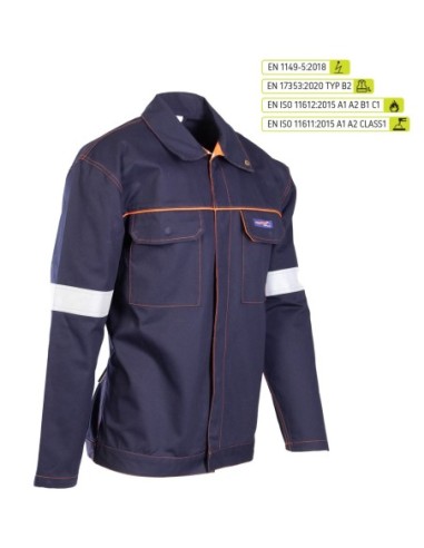 BLUZA ODBLASK KAT.II - PROFFLAM ANTISTATIC