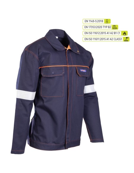 BLUZA ODBLASK KAT.II - PROFFLAM ANTISTATIC