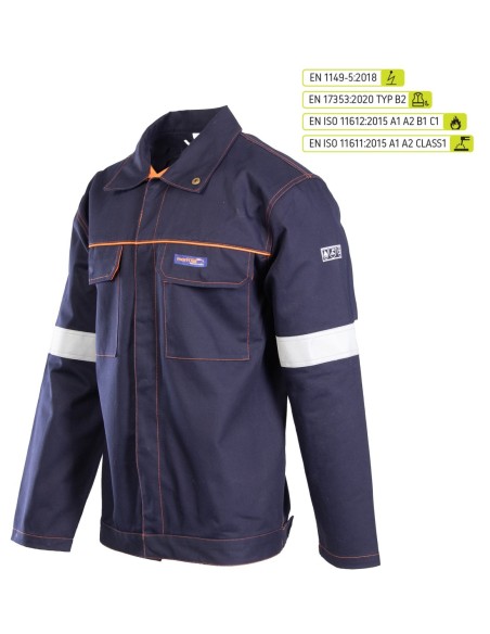 BLUZA ODBLASK KAT.II - PROFFLAM ANTISTATIC