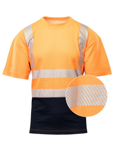 Koszulka odblaskowa żółta SIATKA T-SHIRT -...