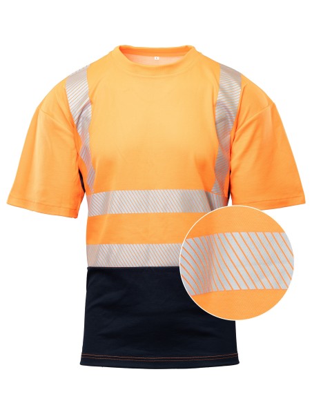 Koszulka odblaskowa żółta SIATKA T-SHIRT - BRIXTON FLASH BF-017